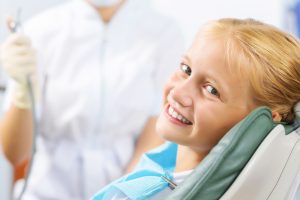 Child at dentist