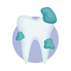 germ infected tooth